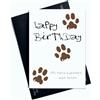 Peachy Antics Biglietto di auguri di compleanno divertente dal cane Happy Birthday I'll Force A Present Out Later, biglietto divertente per lei, AP95