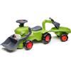 FALK - Portatore Vintage Tractopelle Claas - Pala frontale - Da 12 mesi - 90% di plastica riciclata - Escavatore - Made in France - 912N