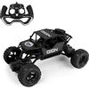 TURBO CHALLENGE - GIGN - 4X4-098400 - Auto Telecomandata - Nero - 1/18 - Pronta all'Uso - Batteria Ricaricabile e Batterie Incluse - Metallo - A Partire dai 4 anni
