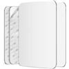 Mavoro 17.5 x 22.5 cm specchio da barba per doccia | Adesivo 3M | Acrilico infrangibile | Meno appannamento | Sottile senza cornice | Peel & Stick | Sicuro senza vetro (2 pack)