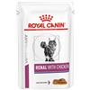 Royal Canin Veterinary Gatto Renal With Chicken Straccetti In Salsa 12x85g