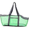 Gralara Borsa per Trasportini per Animali Gabbia Design a Rete con Tappetino Rimovibile Borsa a Tracolla Borsa da Viaggio per Gattini, Cuccioli, Gattini E Piccoli Criceti, Grigio Verde