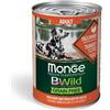 Monge Bwild Grain Free Adult Tacchino In Salsa 400 gr Umido per Cani