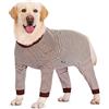 Axcimond Body per cani con gambe per cani di taglia grande e media, body chirurgico per cani, body per cani dopo l'operazione con cerniera, tuta integrale per cani, protezione contro le perdite