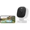 VIM TAG VIMTAG 2,5K Telecamera Wi-Fi Esterno, Videocamera Sorveglianza Interno con Allarme, Visione Notturna a Colori, Impermeabile IP65, Audio a 2 Vie, Rilevamento del Movimento, 2.4/5GHz, Funziona con Alexa