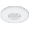 Eglo connect LED plafoniera Capasso-C, Smart Home | lampada da soffitto, applique con motivo, acciaio/plastica, bianco/cromo Ø 34 cm, dimmerabile, toni di bianco e colori
