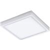 Eglo connect Argolis-C - Lampada da soffitto a LED per esterni, per parete e soffitto, in alluminio e plastica, dimmerabile, tonalità di bianco regolabili, IP44, 30 x 30 cm, bianco
