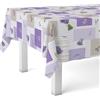 Martina Home Tovaglia in tela cerata Provence, rotonda, 140 cm, colore singolo