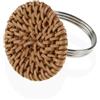 Versa Portatovaglioli in rattan metallo, 4,3 x 4,7 x 4,3 cm