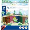Staedtler Matite Colorate Noris Colour, Confezione Da 24 Colori, Multicolore, 19.7 x 17.5 x 0.9 Cm