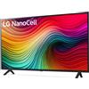 Lg Smart TV 43 Pollici 4K Ultra HD Display NanoCell Sistema Web OS DVBT2/C/S2 Classe G colore Marrone - 43NANO82T6B.API