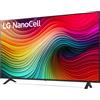 Lg Smart TV 50 Pollici 4K Ultra HD Display NanoCell Sistema Web OS DVBT2/C/S2 Classe G colore Marrone - 50NANO82T6B.API