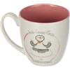 GRUSS & CO Gruss und Co 46266 - Tazza da caffè anti-stress per dee, 45 cl, idea regalo, in porcellana New Bone China