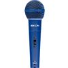 PROEL EIKON DM800BL - Microfono Dinamico per Voce, Canto e Karaoke, Blu + Cavo Cannon XLR 3P Maschio a Cannon XLR 3F Femmina da 4,5 mt, Nero (EIKON DM800BL)