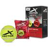 Vector X Cricket Tennis Ball (Light) (Pack of 6)