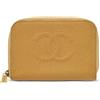 CHANEL Pre-Owned - Portafoglio CC 2000 - Donna - pelle caviar - Taglia unica - Giallo
