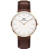 Daniel Wellington Classic Orologi 40mm Double Plated Stainless Steel (316L) Rose Gold