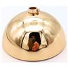 prometeo electronics Rosone metallico mezza sfera color Oro lucido Diametro 100mm con Vera di bloccaggio
