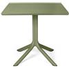 Nardi tavolo quadrato CLIP cm 80x80x75 h agave