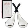 pfefe Globes Ghiaccio Strumenti per la cura della pelle del viso per le donne Occhi del viso, in acciaio inox, per ragazze e signore, per massaggi rinfrescanti con custodia
