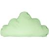 Declea Cuscino Decorativo a forma di Nuvola per la Cameretta dei Bambini, Cuscino Imbottito per Bambini realizzato a mano, Arredo e Tessile Cameretta - Light Green