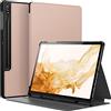 JETech Custodia per Samsung Galaxy Tab S8 Plus 2022 / S7 FE 2021 / S7 Plus 2020 12,4 Pollici con S Pen Holder, Sottile Folio Stand Protettiva Tablet Cover, Multi-Angolo Visualizzazione (Oro Rosa)