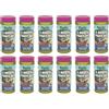 Flortis Disseta Piante Gel. Gel irrigazione Piante. Palline Acqua Gel per Piante. Riserva Acqua per Piante in Vaso e Fiori. Gel per Piante Vacanza. Interno ed Esterno Rilascio graduale (12 flaconi)