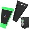 Faankiton 2 Pezzi Organizer Magnetico per Chiavi Inglesi, Porta Chiavi Inglesi, Supporti per Chiavi Premium a 12 Slot, Confezioni Organizzatore di Chiavi Magnetiche SAE (1/4-1/16) e Metrici (6-24 mm)