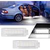 POPMOTORZ LED Luce Portiera Auto, 2 Pezzi LED Luci Portiere per BMW 1 Series F20 F21 2 Series F22 F23 F45 F46 F87 3 Series F30 F31 F34 F35 F80 4 Series F32 F33 F36 F82, Bianco
