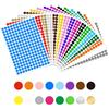 Jaimela 16 Pezzi Stickers Rotondi Colorati, Adesivi Colorati, Adesive Etichette Rotonde Dot Stickers Per Ufficio Casa Scuola Bambini Tempo Libero [Diametro 10 Mm]
