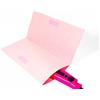 Glamza Tappetino per capelli con custodia, realizzato in feltro di sicurezza resistente al calore, ideale per casa e viaggi (rosa)