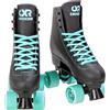 CROXER Pattini a rotelle Roller Skates per bambini, adulti, ragazze e donne (Alessa Black/Mint, 36 (23cm))