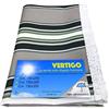Tex family TENDA SOLE VERTIGO da esterno GIARDINO balcone RIGHINO VERDE impermeabile e idrorepellente - Cm. 150 x 350