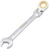 DAKCOS Chiave combinata a cricchetto con oro testa flessibile, 19 mm, in acciaio al cromo