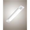 Bellanny Plafoniera LED 30cm 10W, Luminaire 1200LM Lineare Lampada Da Soffitto 4500K Bianco Neutro Moderna Tubo Neon Sottopensile per Parete Cucina Ufficio Garage Officina Giardino Barra