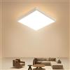 Osairous Plafoniera LED Soffitto 36W, Ø30cm Piazza Plafoniere moderna, IP44 Lampada LED Soffitto, 3000k 3240 LM Luce Calda per Soggiorno, Camera da Letto, Cucina, Bagno