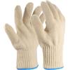 JZK 1 paio resistente al calore guanti forno grande alta temperatura con dita, spessi guanti cotone lavorato a maglia per friggitrice aria, barbecue, guanti da giardinaggio per uomo, guanti cucina