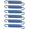 KIMISS Gancio a Molla Scarico Moto + Molla Marmitta + Moto Tubi di Scarico Parti Montaggio, 6Pcs Ganci a Molla per Tubo di Scarico Marmitta in Acciaio Inossidabile per Moto Scooter Atv (Blu)
