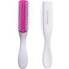 Denman Mini Curl Definer & Styler 5 Row Hairbrush for Detangling, Separating, and Defining Curls, Curly Hairbrush, Sleek Blowdrying - (Kyoto) D14