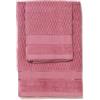 PARAMAISON Asciugamani Bagno Viso e Bidet, Collezione Diamont Luxury (1+1), 100% Cotone 420 Grammi, Casa, Piscina, Palestra| Rosa Antico