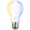 ledscom.de Lampadina a LED E27, A60, bianco caldo - bianco freddo (2700-6700 K), 7 W, 1005lm, Smart Home, WLAN, Alexa, lampadina, base E27, lampadina a risparmio energetico, LED-Classic, lampadina,
