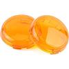 Keenso Indicatori di direzione Light Cover, 2Pcs Plastic Indicatore di direzione Light Lenti Lenti Covers Kit (Yellow)