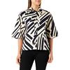 Seidensticker Regular Fit-Camicia a Maniche Corte Donna, Blu Scuro, 42