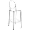 Kartell One More Sgabello, 2 Pezzi, Cristallo, Altezza seduta 75 cm