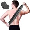 LOPHE Scrubber per la Schiena, Panno Esfoliante Corpo Asciugamani Esfolianti per il Corpo Unisex, Spazzola Bagno Schiena Elastico e Confortevole per Doccia e Bagno(grigio scuro)