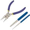 BENECREAT Set di Strumenti per Loop di Cavi conmandrino per Cavi e Pinza per Archetto 6 in 1 per L'avvolgimento di Fili di Gioielli e la Formazione di Anelli di Salto