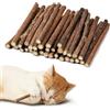 Adiwo 32 Pezzi Bastoncini di Erba Gatta per Gatti Naturali, Bastoncini da Masticare per Gatti, Bastoncini Matatabi per Giocattoli, bastoncini erba gatta, Bastoncini erba gatta per gatti