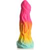 Creature Cocks Shape Shifter Alien Silicone Dildo Rainbow