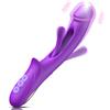 SuperLove Bliss Flapping G-Spot Dual Motor Vibrator Purple