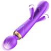 SuperLove Olaf 3in1 Massage Wand & Flapping Vibrator Purple